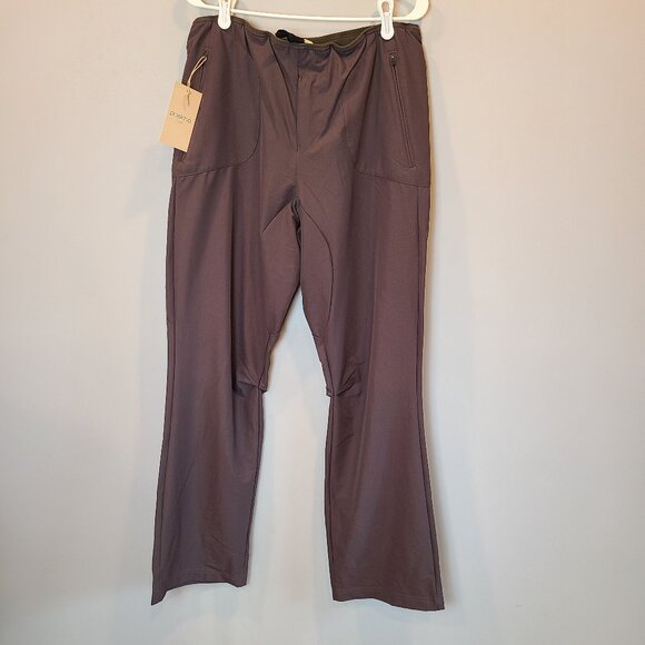 Paskho Pants NWT Nylon Pant Mens Small Chocolate Brown